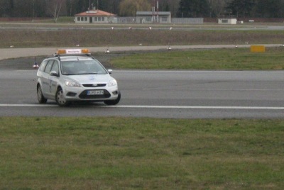 Wachschutz auf dem Ex-Flughafen