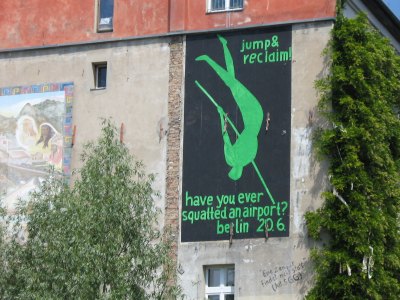 Wandplakat Squat Tempelhof